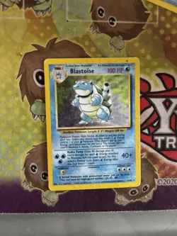 1999 Pokemon TCG Blastoise #2/102 Base Set Holo Rare 100 HP Stage 2 - Image 1