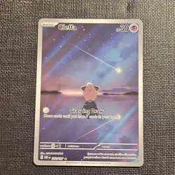 Pokemon TCG Cleffa 202/197 Illustration Rare Holo Obsidian Flames 2023 HP30 - Image 1