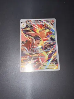 Pokemon TCG Ethan's Typhlosion Destined Rivals Illustration - Image 1