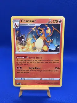 2020 Pokemon Vivid Voltage CHARIZARD 25/185! Pokemon Uncommon Rare (#2) - Image 1
