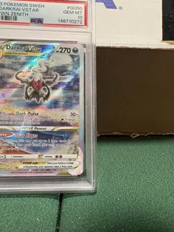 Pokemon TCG: Crown Zenith Darkrai VSTAR Full Art, #GG50/GG70, PSA 10 GEM MINT. - Image 4