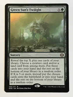 Green Sun's Twilight Phyrexia: All Will Be One Non-Foil Regular MTG - Image 1