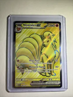 Pokemon TCG Ninetales EX 186/165 S&V: 151 Ultra Rare NM Condition - Image 1