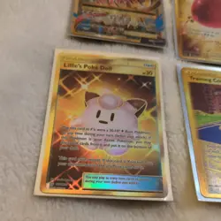 English Pokemon Lillie's Poke Doll (Secret) 267/236 Sm-Cosmic Eclipse Holo GOLD - Image 2