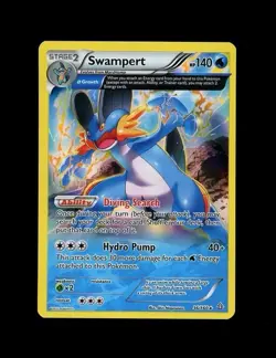 2015 Pokemon PRIMAL CLASH SWAMPERT HOLO 36/160 RARE! LP - Image 1