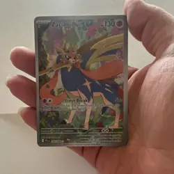 Pokemon Zacian Me02: Phantasmal Flames 100/094 Illustration Rare Holo 130 HP - Image 1