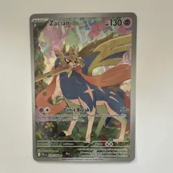 Pokemon Zacian Me02: Phantasmal Flames 100/094 Illustration Rare Holo 130 HP - Image 3
