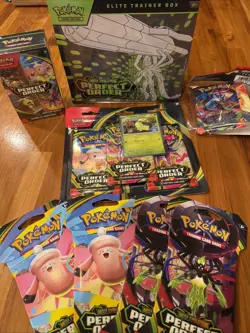 Pokemon Perfect Order Elite Trainer Box Plus Booster Pack Lot Bundle New Sealed - Image 1