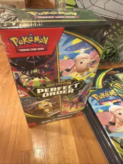 Pokemon Perfect Order Elite Trainer Box Plus Booster Pack Lot Bundle New Sealed - Image 2