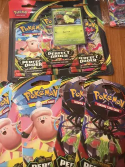 Pokemon Perfect Order Elite Trainer Box Plus Booster Pack Lot Bundle New Sealed - Image 3