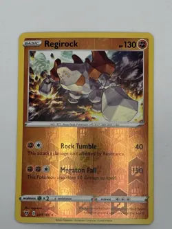 Pokemon TCG Regirock 89/185 - SWSH04: Vivid Voltage (SWSH04) Rare - Image 1
