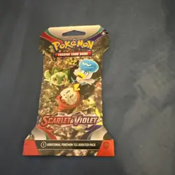 Pokemon Scarlet And Violet Base English Sealed Booster Pack SEALED RARE - Image 1