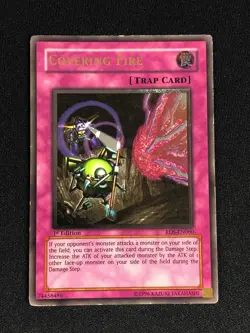 YUGIOH COVERING FIRE RDS-EN060 1ST ULTIMATE LIGHT PLAY - Image 1