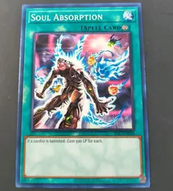 Yu-Gi-Oh! Invasion Of Chaos Soul Absorption Common Spell Card IOC-EN046 NM - Image 1