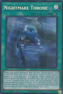 Nightmare Throne Prismatic Rare Yugioh Mega Pack 2025 - Image 1