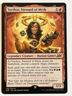 Vorthos, Steward of Myth Unfinity Non-Foil Regular MTG - Image 1