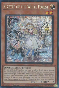Elzette of the White Forest Prismatic Rare Yugioh Mega Pack 2025 - Image 1