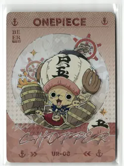 TONY TONY CHOPPER BEER PARTY UR UR-08 NOVA 5 One Piece Anime Collectible Card - Image 1