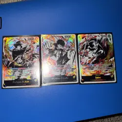 One Piece Ultra Deck Three Brothers Monkey D Luffy, Portgas D Ace & Sabo Alt Art - Image 1