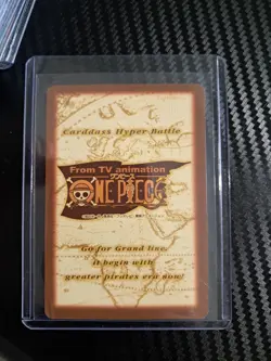 2000 BANDAI One Piece Hyper Battle C122 LUFFY SHANKS SCARCE EARLY VINTAGE CARD - Image 2