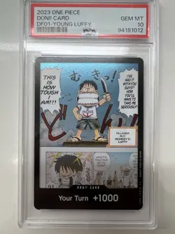 DON!! Card (Young Luffy) (Devil Fruits Collection Vol. 1) One Piece Promotion... - Image 1