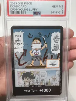 DON!! Card (Young Luffy) (Devil Fruits Collection Vol. 1) One Piece Promotion... - Image 2
