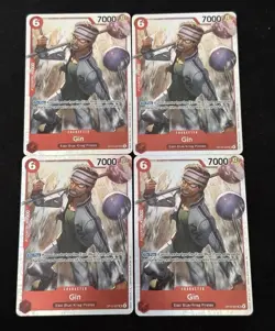 4x Gin OP15-007 SR Playset One Piece TCG Adventure on Kami's Island - Image 1