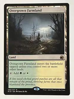 Overgrown Farmland Innistrad: Midnight Hunt Non-Foil Regular MTG - Image 1