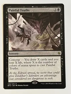 Painful Truths Battle for Zendikar Non-Foil Regular MTG - Image 1