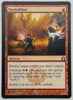 MTG Vandalblast Return to Ravnica Regular - Image 1
