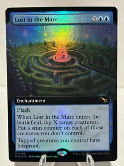 Lost in the Maze (Extended Art) 395 R Murders at Karlov Manor FOIL NM MTG - Image 1