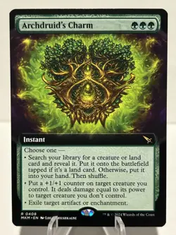 Archdruid's Charm (Extended Art) 408 R Murders at Karlov Manor NM MTG - Image 1