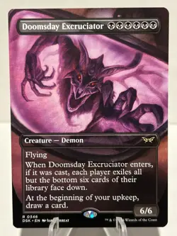 Doomsday Excruciator (Borderless) 346 R Duskmourn: House of Horror NM MTG - Image 1