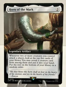 Horn of the Mark (Extended Art) 378 R The Lord of the Rings NM MTG - Image 1