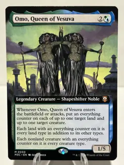 Omo, Queen of Vesuva (Extended Art) 30 M Commander: Modern Horizons 3 NM MTG - Image 1