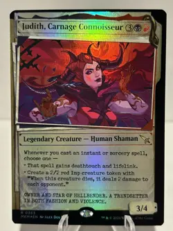 Judith, Carnage Connoisseur (Showcase) 363 R Murders at Karlov Manor FOIL NM MTG - Image 1