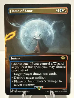 Flame of Anor (Borderless) 406 R The Lord of the Rings NM MTG - Image 1