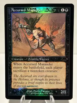 Accursed Marauder (Retro Frame) 405 C Modern Horizons 3 FOIL NM MTG - Image 1