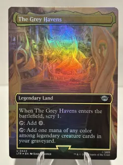 The Grey Havens (Borderless) 443 U The Lord of the Rings FOIL NM MTG - Image 1