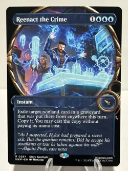 Reenact the Crime (Showcase) 297 R Murders at Karlov Manor NM MTG - Image 1