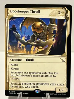 Doorkeeper Thrull (Showcase) 338 R Murders at Karlov Manor NM MTG - Image 1