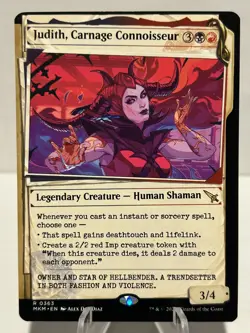 Judith, Carnage Connoisseur (Showcase) 363 R Murders at Karlov Manor NM MTG - Image 1