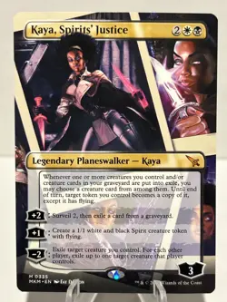 Kaya, Spirits' Justice (Borderless) 335 M Murders at Karlov Manor NM MTG - Image 1