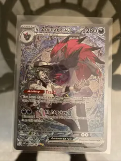 Pokemon TCG N's Zoroark Ex SIR 286/217 Ascended Heroes English NM - Image 3