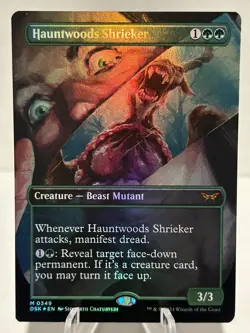Hauntwoods Shrieker (Borderless) 349 M Duskmourn: House of Horror FOIL NM MTG - Image 1