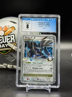 Dialga G Lv.X #122 2009 Pokemon Platinum Holo Ultra Rare CGC 8 NM/MT (CE) - Image 1