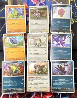 🔥 Pokemon TCG FULL SET Triple Whammy Tin Promos 9 Cosmos Holo Lot Tyranitar NM - Image 1