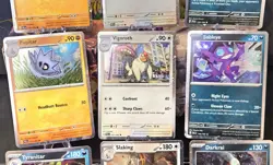 🔥 Pokemon TCG FULL SET Triple Whammy Tin Promos 9 Cosmos Holo Lot Tyranitar NM - Image 3