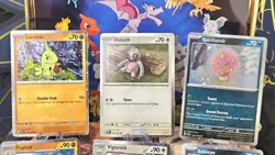 🔥 Pokemon TCG FULL SET Triple Whammy Tin Promos 9 Cosmos Holo Lot Tyranitar NM - Image 4