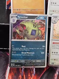 🔥 Pokemon TCG FULL SET Triple Whammy Tin Promos 9 Cosmos Holo Lot Tyranitar NM - Image 5